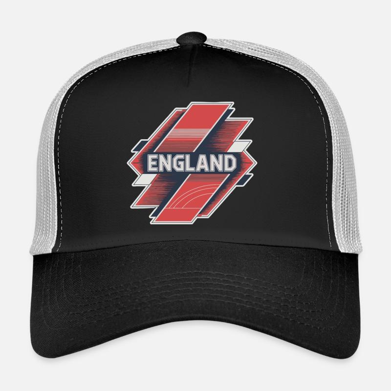 Angleterre - Casquette trucker  - noir/gris pierre