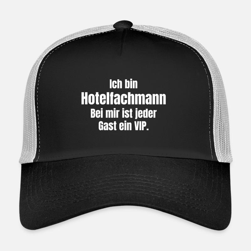 Hotelfachmann - Trucker Cap - Schwarz/Steingrau