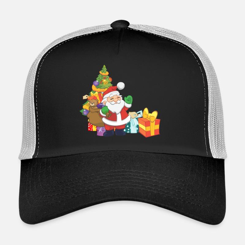 Weihnachtsmann mit Geschenke Trucker Cap