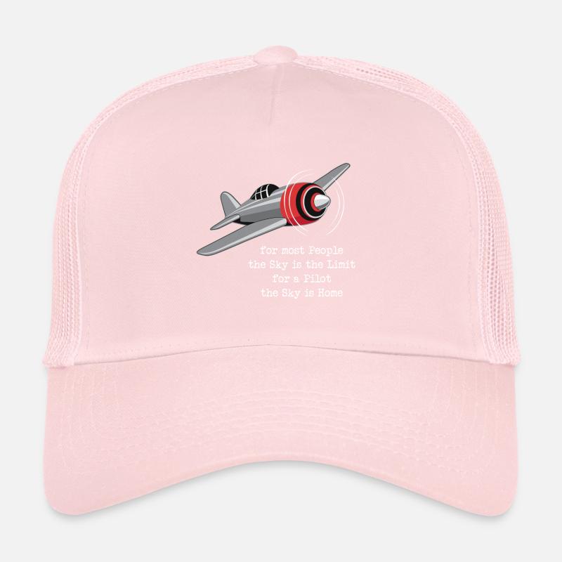 Avion d'aviation pilote cadeau de vol Casquette trucker 