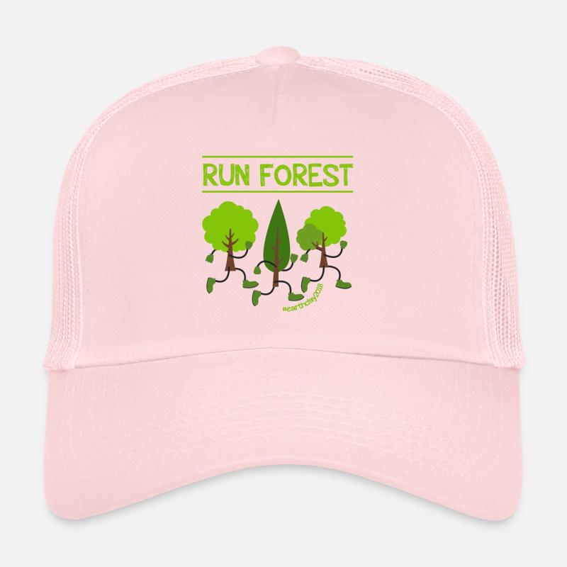 Führen Sie Forest Run Earth Day 2018 aus Trucker Cap