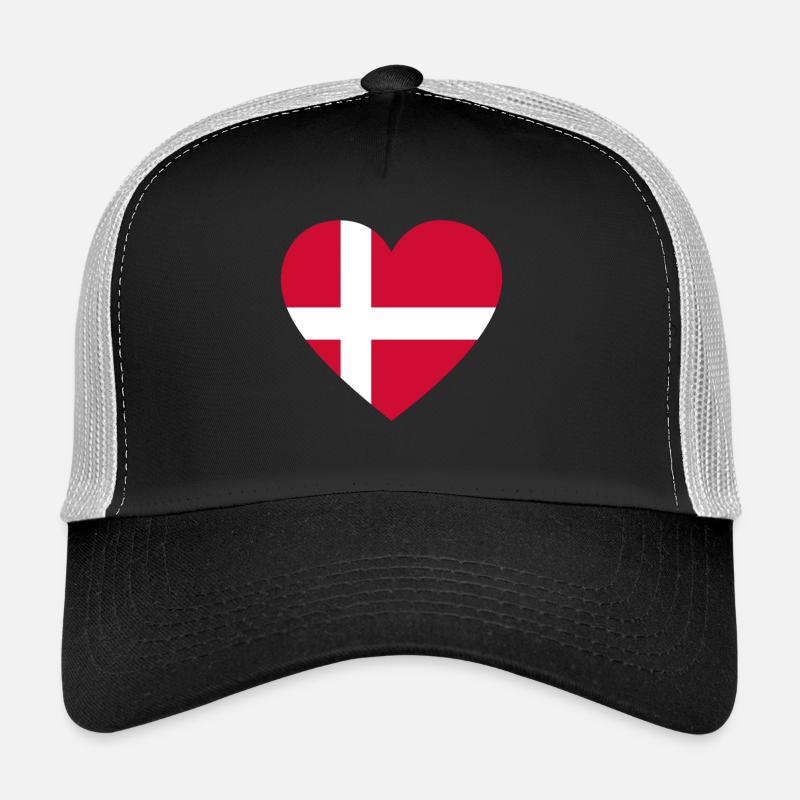 Love Love gift denmark denmark denmark Trucker Cap
