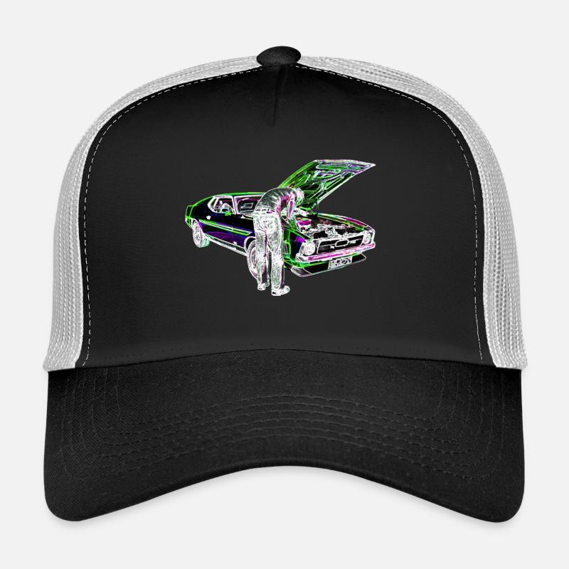 Schrauber Iinvert - Trucker Cap - Schwarz/Steingrau