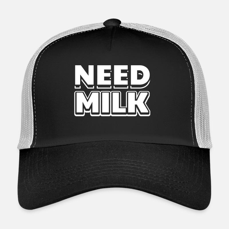 FunnyPartner Partnerlook Shirt Need Milk Trucker Cap