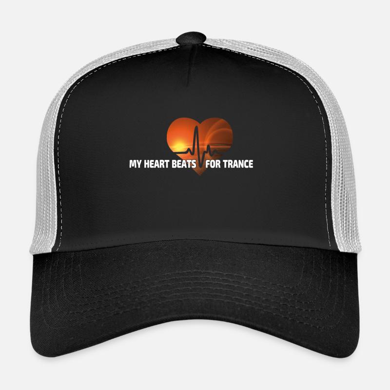 My Heart beats for Trance - Trucker Cap - black/stone grey