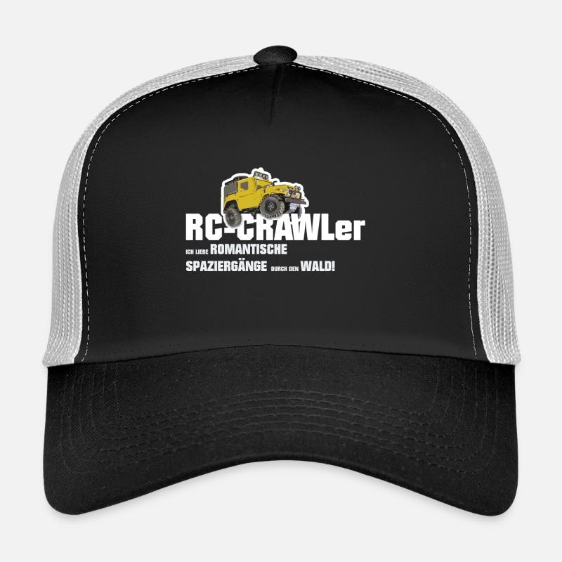 Romantische Spaziergänge mit dem RC-Crawler - Trucker Cap - Schwarz/Steingrau