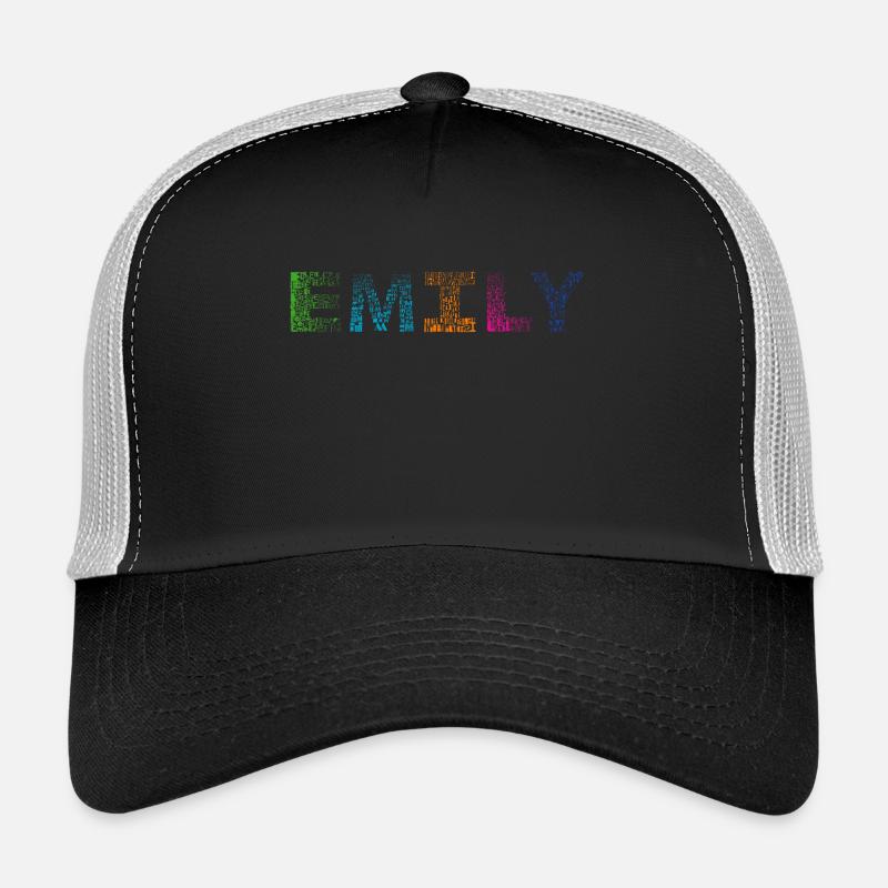 Emily Letter Name Trucker Cap