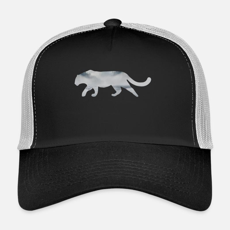 Snow Leopard - Trucker Cap - black/stone grey