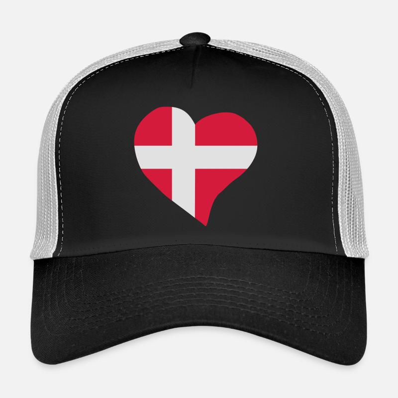 Danish heart Trucker Cap