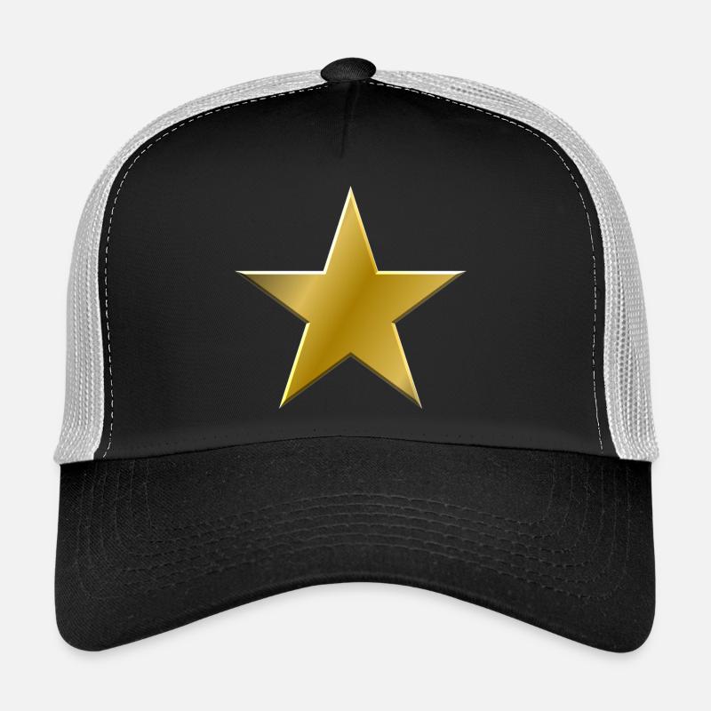 Golden Star Glow Trucker Cap