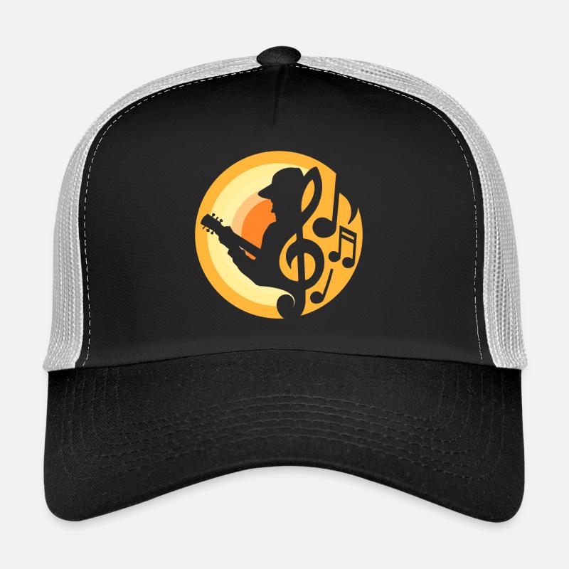 Guitariste - Casquette trucker  - noir/gris pierre