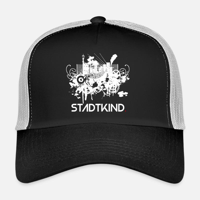 Stadtkind - Trucker Cap - Schwarz/Steingrau