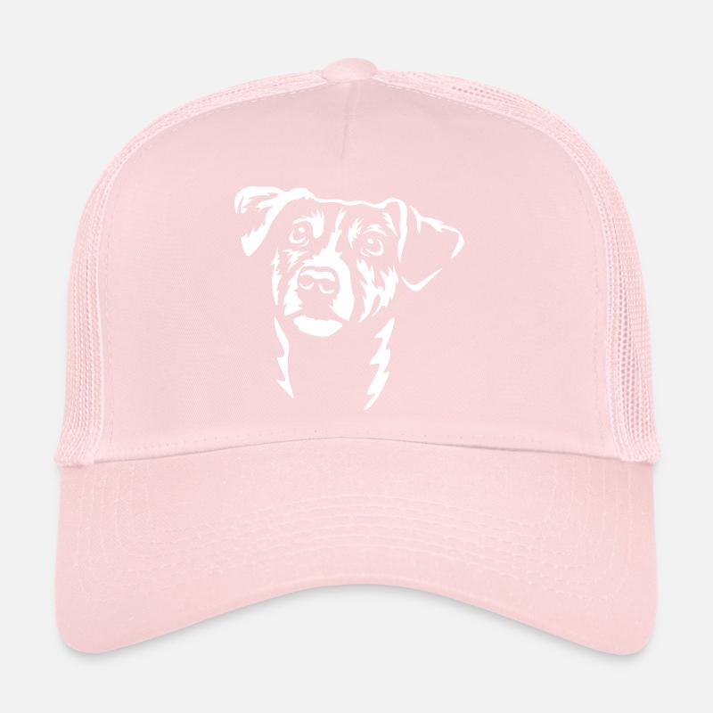 Tête de Jack Russel Terrier "Black Edition" Casquette trucker 