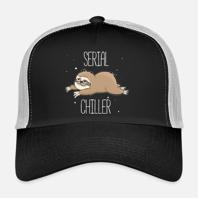 Serial Chiller - Trucker Cap - Schwarz/Steingrau