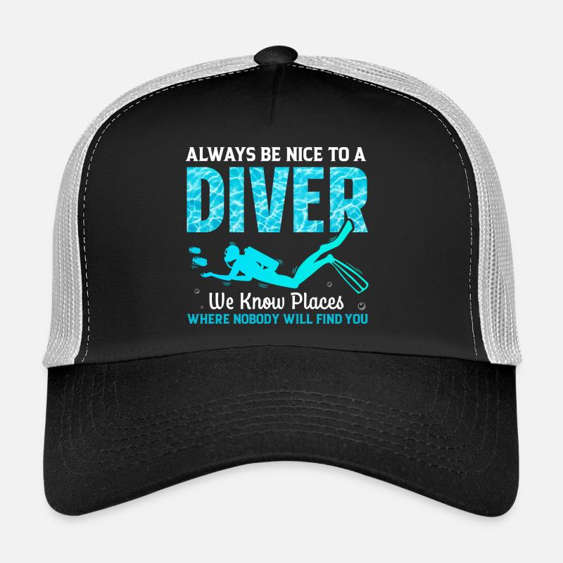 Plongée sous-marine Casquette trucker 