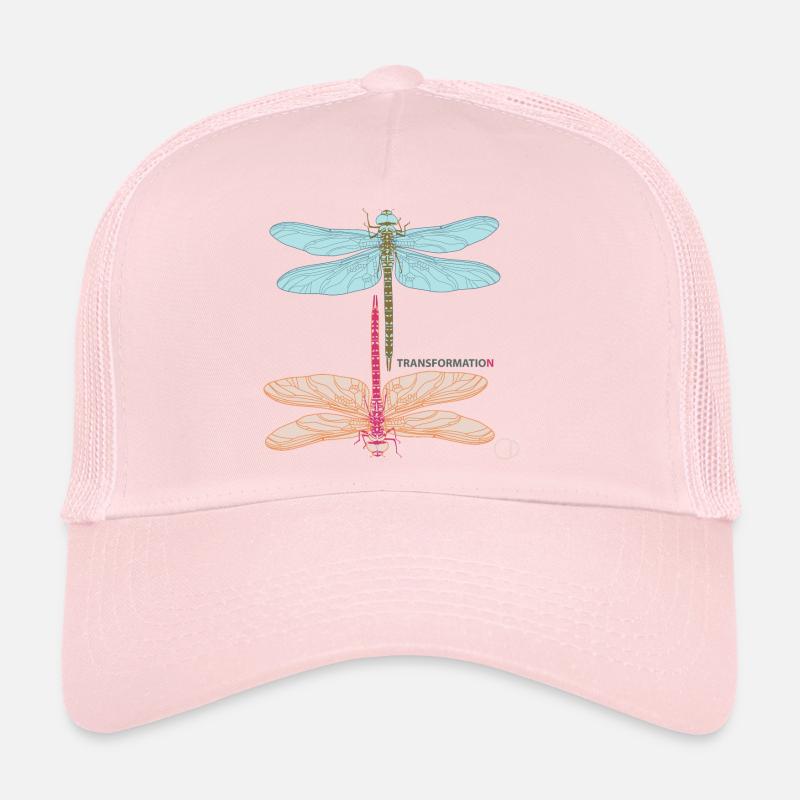 Libellules et transformation par CD Casquette trucker 