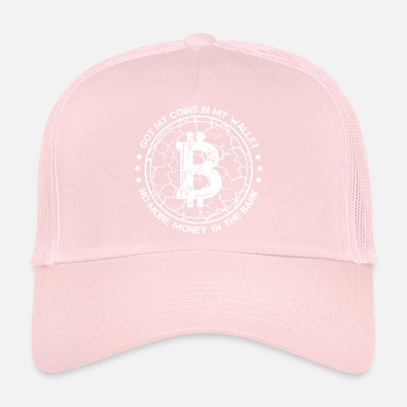 Bitcoin BTC Crypto Crypto drôle de dicton cool Casquette trucker 