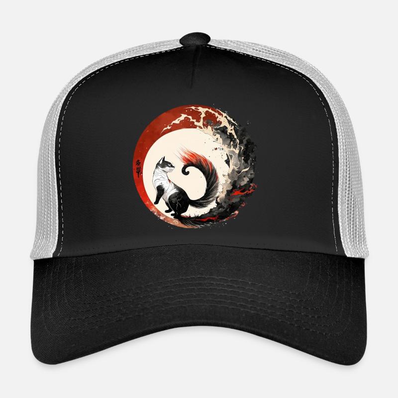 Katze Japanischer Stil Trucker Cap