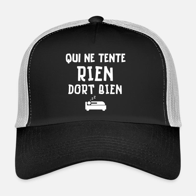 dormir, fatigué, grasse matinée, pas du matin Casquette trucker 