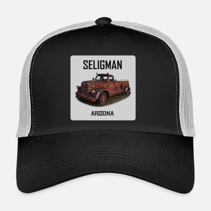 Oldtimer, Seligman, Arizona, Straße 66 USA Trucker Cap