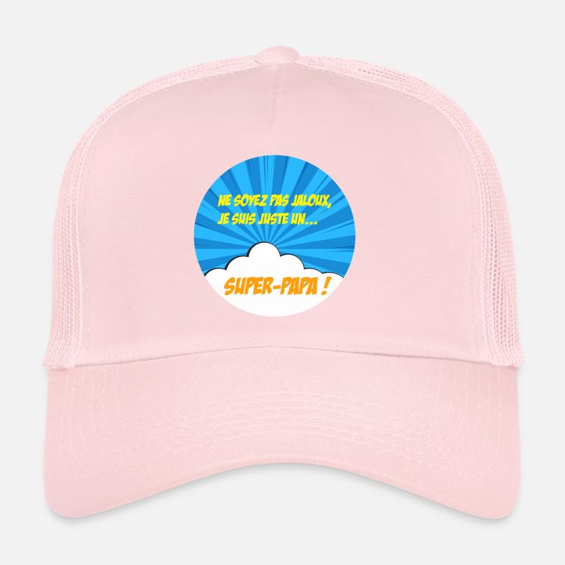 Super-papa, super-héros. Meilleur papa. BD comics Casquette trucker 
