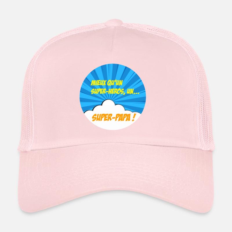 Super-papa, super-héros. Meilleur papa. BD comics Casquette trucker 
