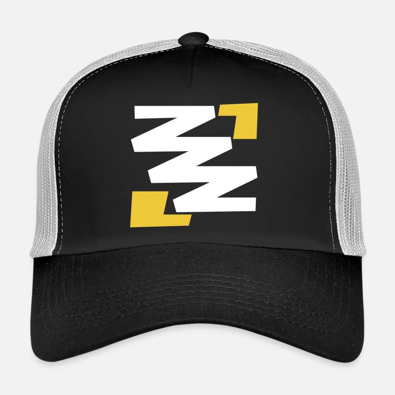 Emblème d’art numérique simple de base avec Z Casquette trucker 