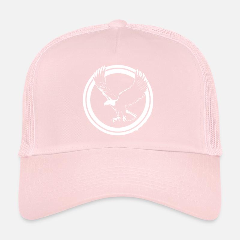 Eagle logo in circles Trucker Cap