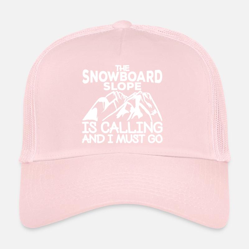Snowboard slogan Trucker Cap