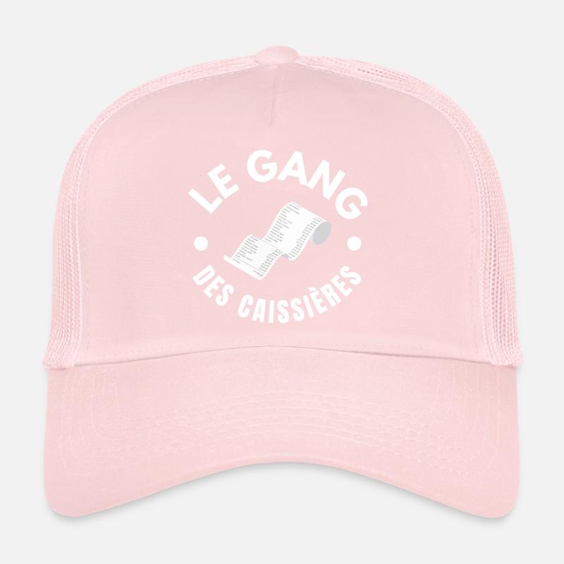 caissière, hôtesse de caisse, distribution Casquette trucker 