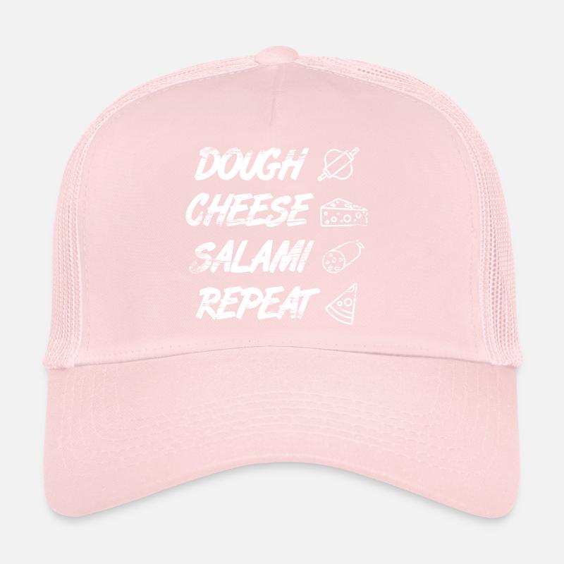 Pâte Fromage Salami Répéter Casquette trucker 