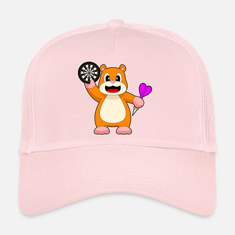 Cible de fléchettes de hamster Casquette trucker 