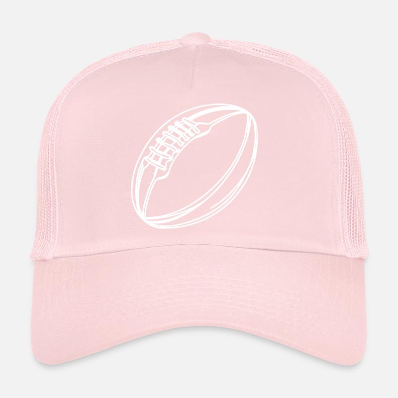 Dessin de ballon de rugby Casquette trucker 