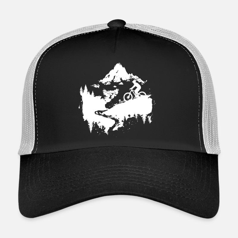 Mountainbiking Skizze Trucker Cap