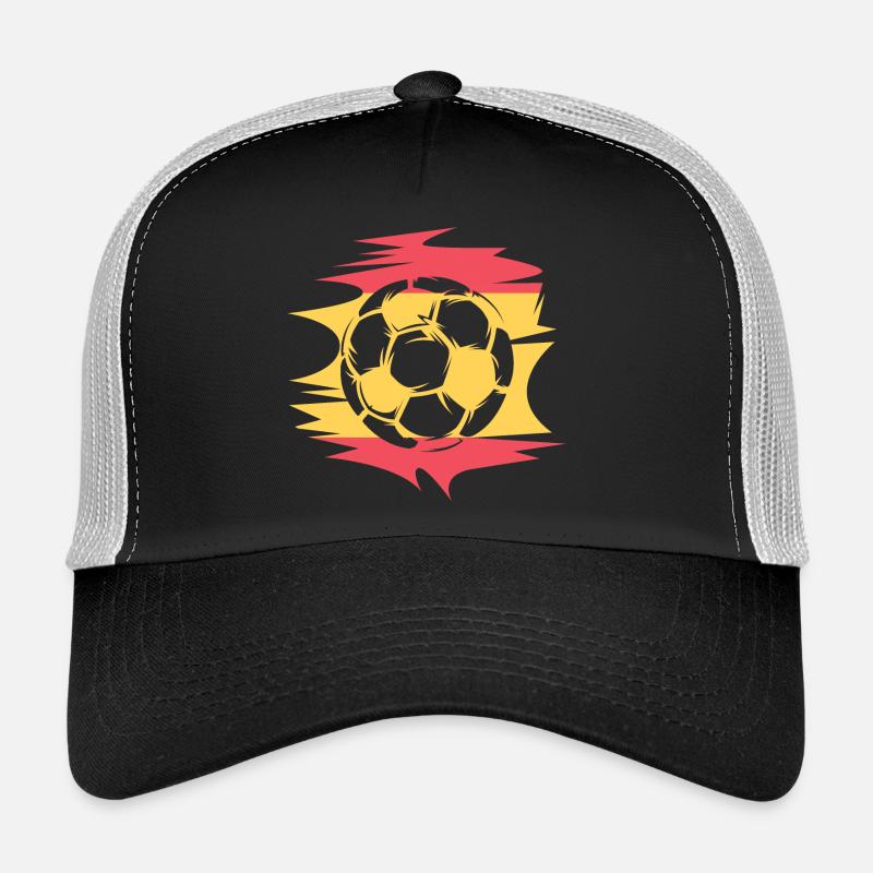 Fußball Spanien Mannschaft Turnier Ball Logo icon Trucker Cap