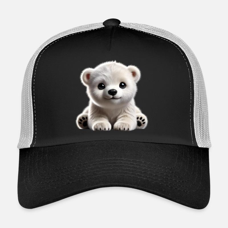 Niedliches Eisbärenjunges-Design Trucker Cap