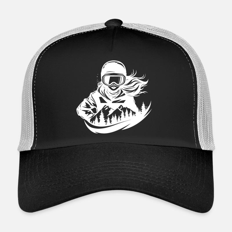 Snowboardeuse Fille Casquette trucker 