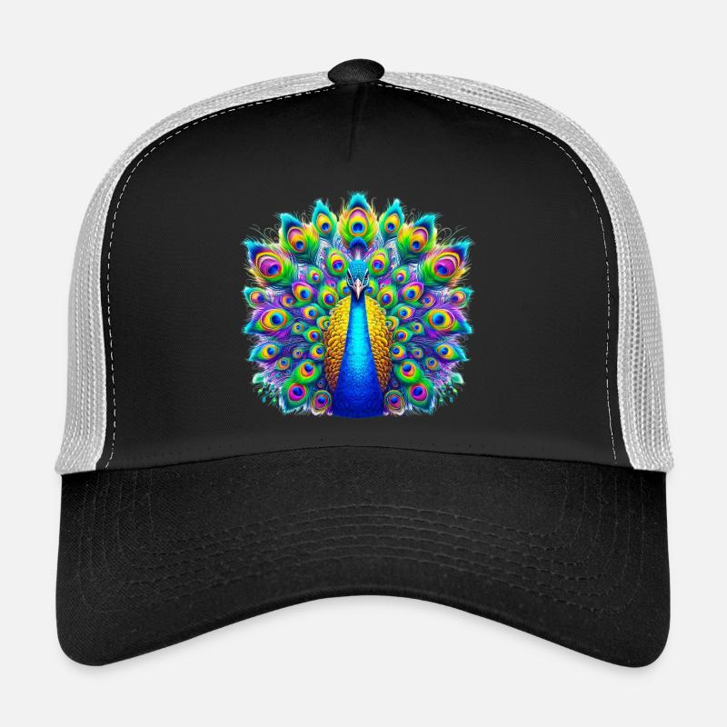 Pfau - Trucker Cap - Schwarz/Steingrau