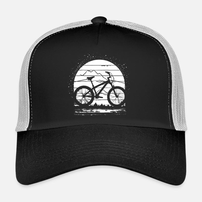 Mountainbiking Zeichnung Trucker Cap