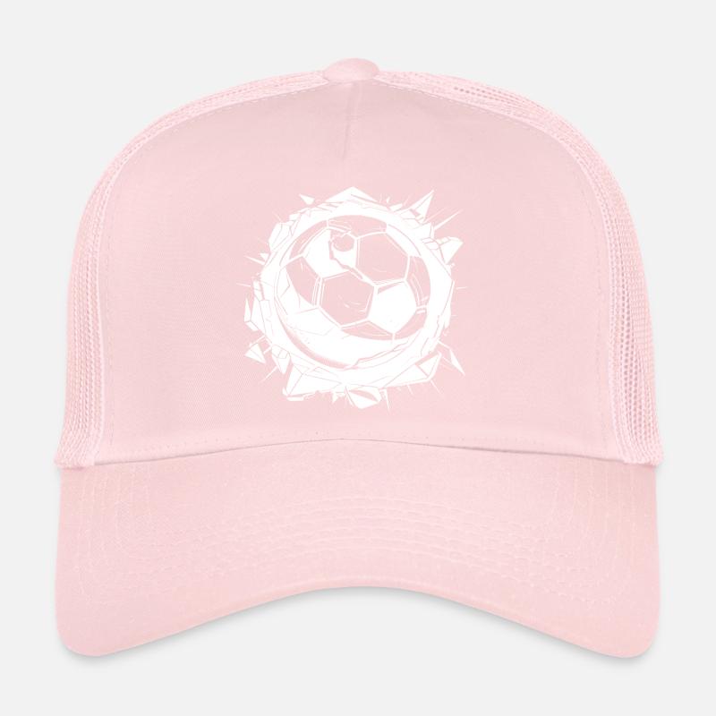 Soccer Drawing Trucker Cap