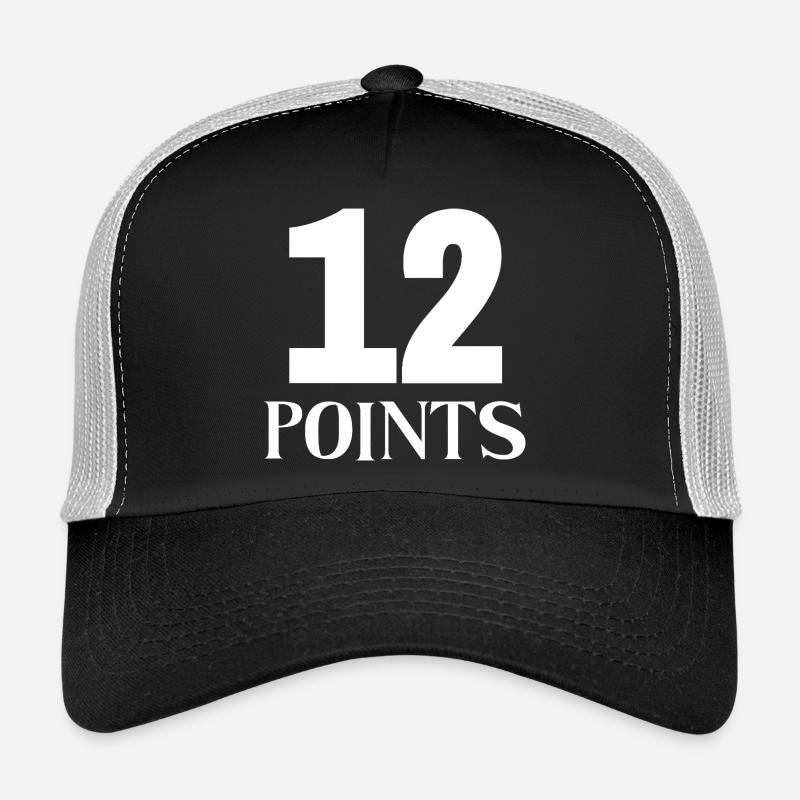 Concours Eurovision de la chanson 12 points Casquette trucker 