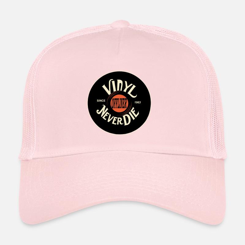Le vinyle ne meurt jamais Casquette trucker 