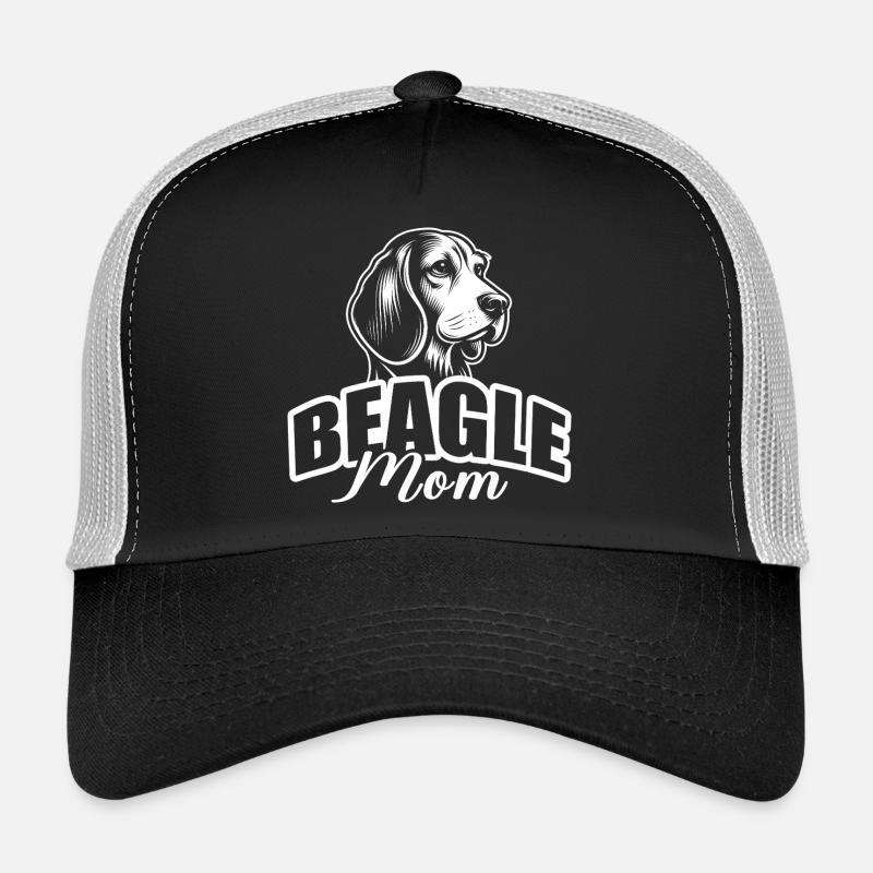 "Beagle Mom" mit Hundekopf Trucker Cap