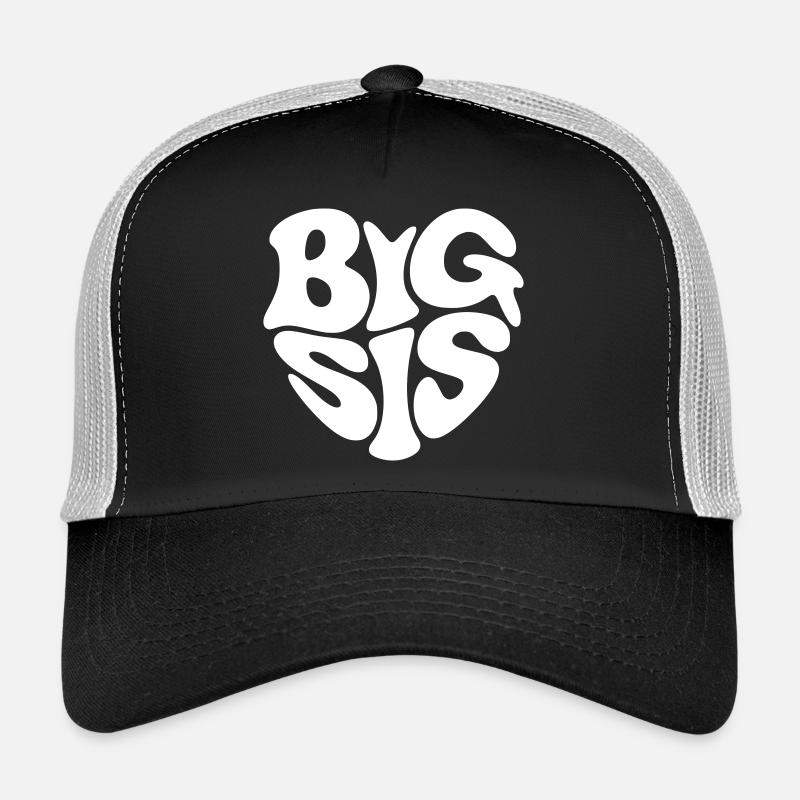 Big Sis - Trucker Cap - Schwarz/Steingrau