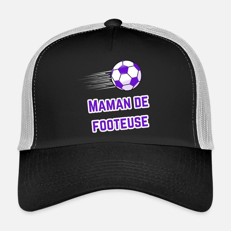 Tee-Shirt Maman Supporter Footeuse Casquette trucker 