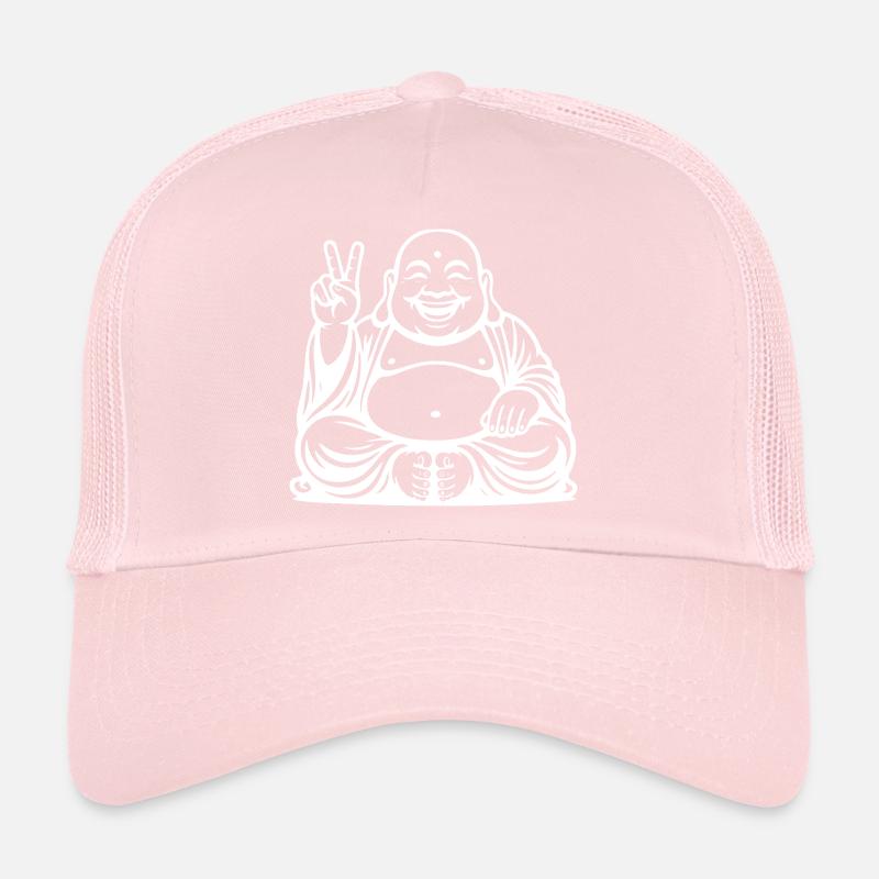 Conception de Bouddha riant joyeux Casquette trucker 