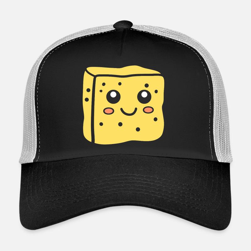 Spongeface Adorable Illustration éponge Casquette trucker 