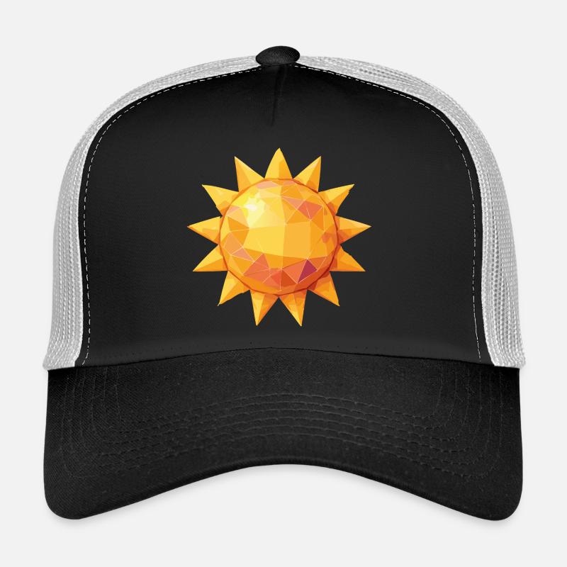 Soleil - Casquette trucker  - noir/gris pierre