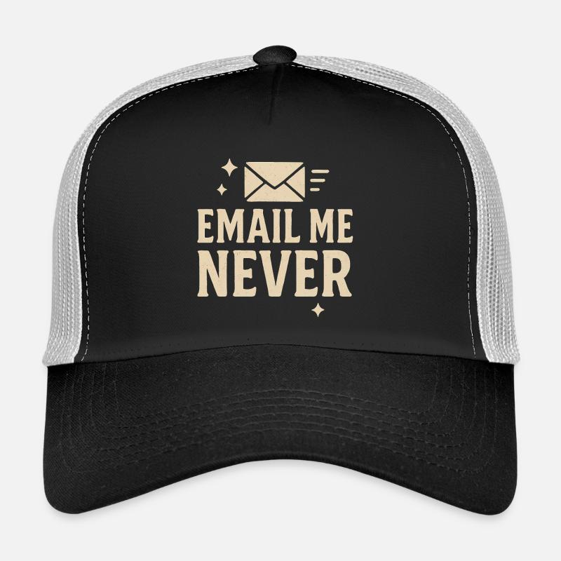 Humorvolle E-Mail Nie Design, Mitarbeiter Trucker Cap
