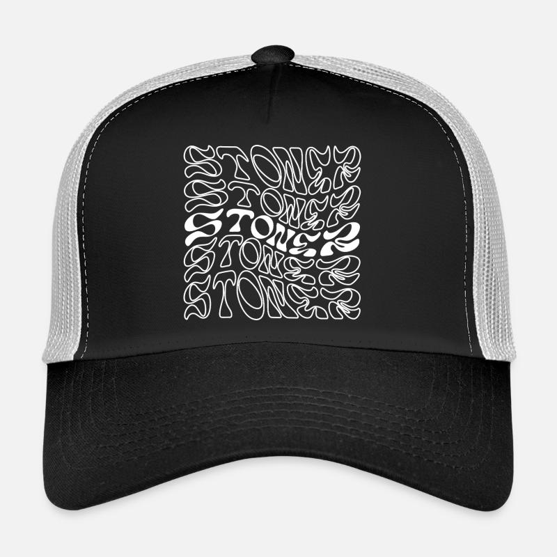 Stoner Rock Typografie-Design Trucker Cap